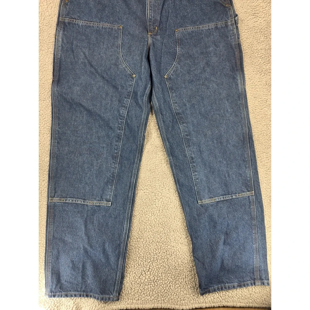Carhartt Loose Orig. Fit Double-Front Washed Logger Dungaree Jeans B73-DST 40x34